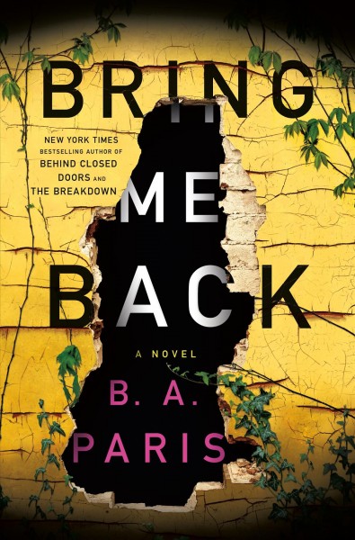 Bring me back / B.A. Paris.