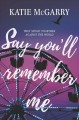 Say you'll remember me  Cover Image